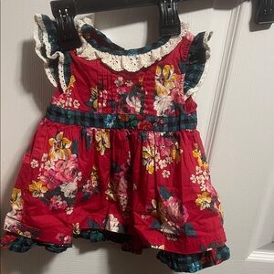 Matilda Jane Red Floral Kids Blouse